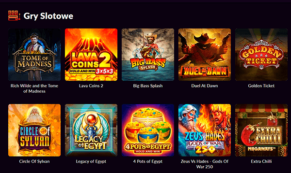 Wybierz automat wideo i rozpocznij grę Wybierz automat wideo i rozpocznij grę